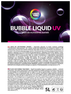 Light4Me Líquido de burbujas con efecto UV 5L