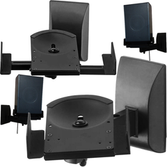 Soportes de pared para altavoces, juego de 2 unidades (25kg)