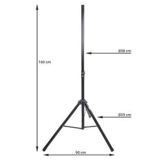 Soporte para altavoz (120-160cm, 50 kg)