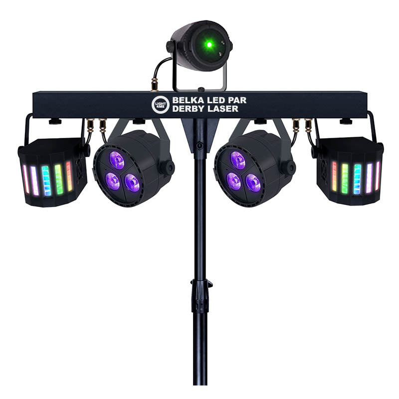 Light4Me T-Bar LED PAR Derby Láser MultiBar