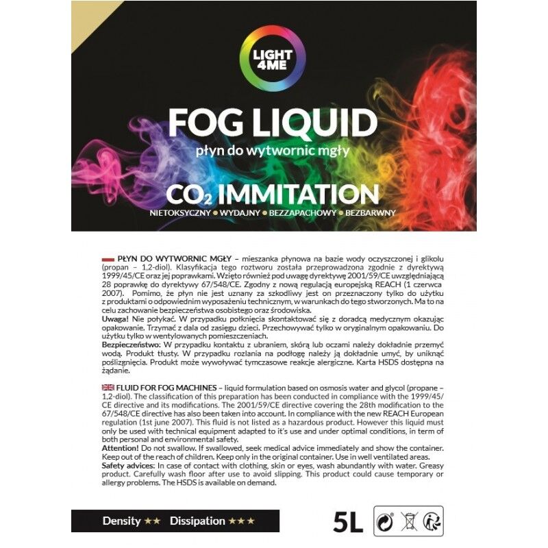 Light4Me Líquido para humo - CO2 (5L)