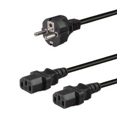 IEC Y-split Cable de Alimentación (250cm)