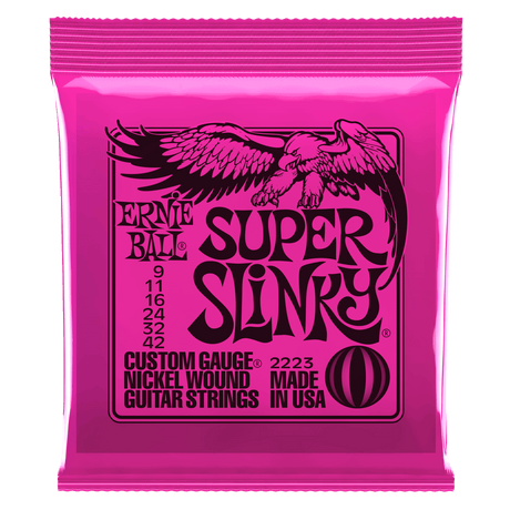 Ernie Ball Slinky Nickel Wound Cuerdas de Guitarra (El-Guitar)