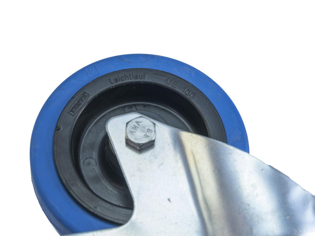 ROADINGER Rueda giratoria de 100mm BLUE WHEEL con freno
