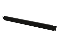 OMNITRONIC Panel frontal Z-19U-shaped, acero, negro 1U