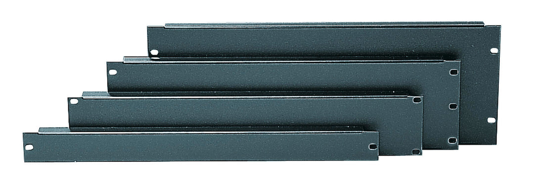 OMNITRONIC Panel frontal Z-19U-shaped, acero, negro 1U