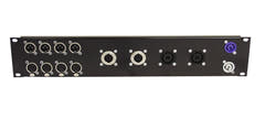 OMNITRONIC panel frontal Z-19 8x D-Type/4xNL8/T 2U