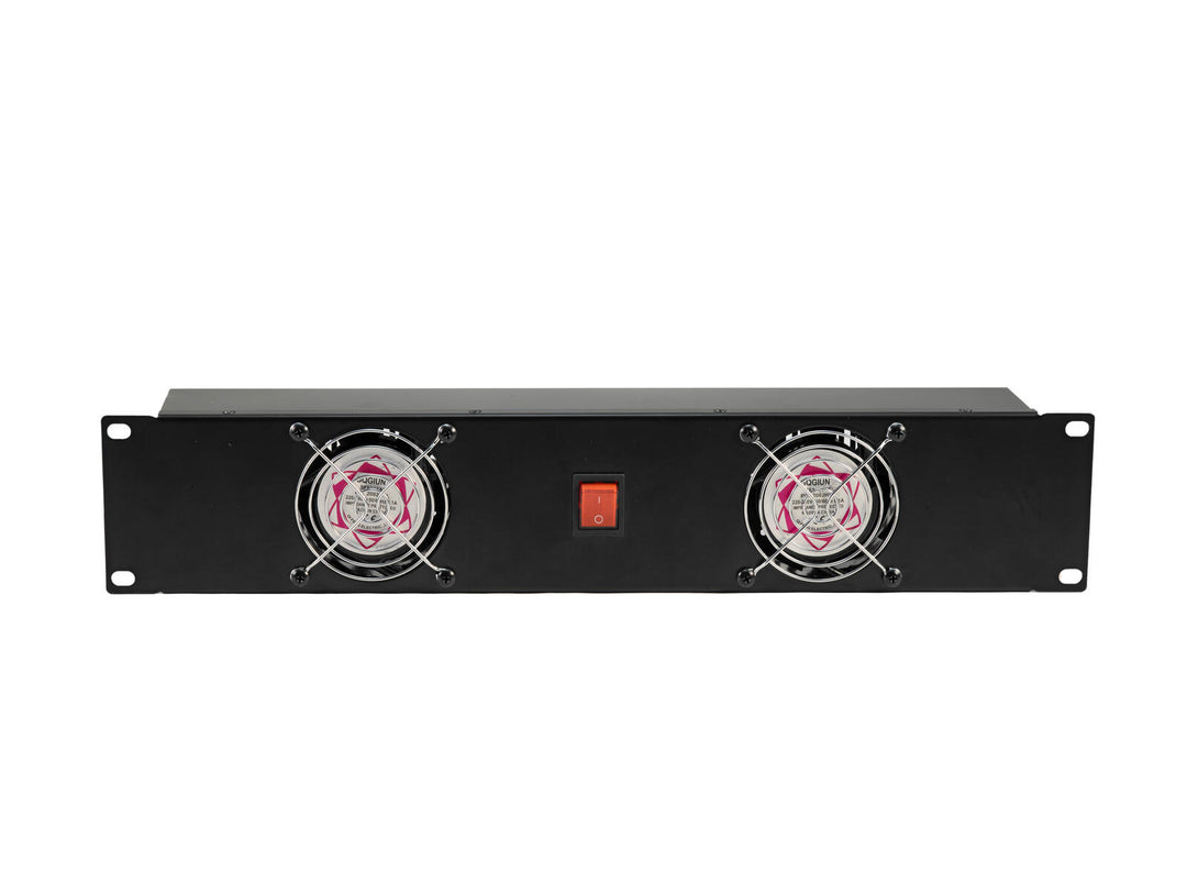 OMNITRONIC Panel frontal Z-19 con 2 ventiladores cableados 2U