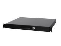 OMNITRONIC Cajón de rack con cerradura 1U