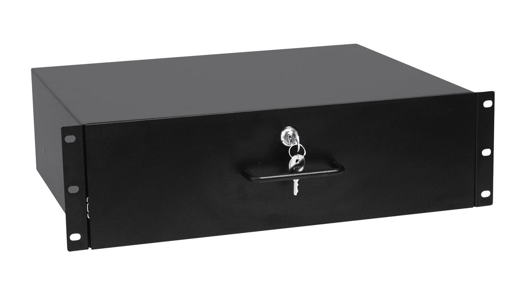 OMNITRONIC Cajón de rack con cerradura 3U