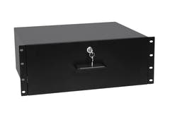 OMNITRONIC Cajón de rack con cerradura 4U