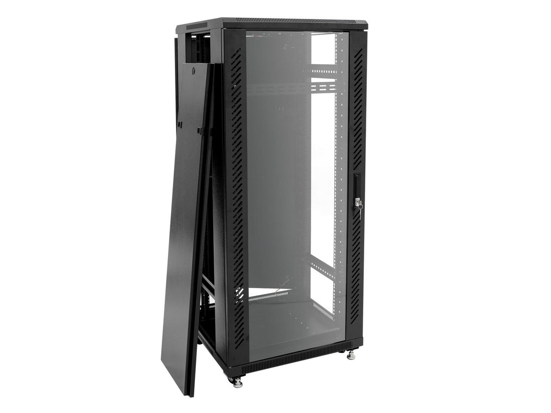 ROADINGER SSC-24 Armario de acero con puerta de cristal 24U