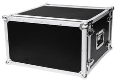ROADINGER Effect Rack CO DD, 6U, 38cm de profundidad, negro