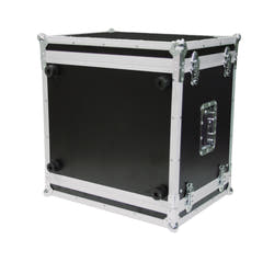 ROADINGER Effect Rack CO DD, 8U, 38cm de profundidad, negro