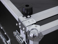 ROADINGER Effect Rack CO DD, 10U, 38cm de profundidad, negro