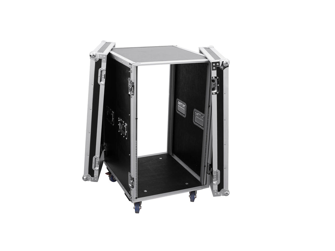 ROADINGER Rack para amplificador PR-2ST, 18U, 57cm con ruedas