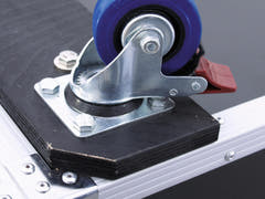 ROADINGER Rack para amplificador PR-2ST, 18U, 57cm con ruedas
