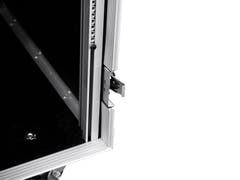 ROADINGER Rack para amplificador PR-2ST, 18U, 57cm con ruedas