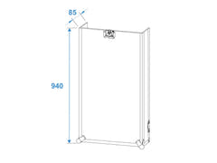 Roadinger Combo Case Pro 17U con Ruedas