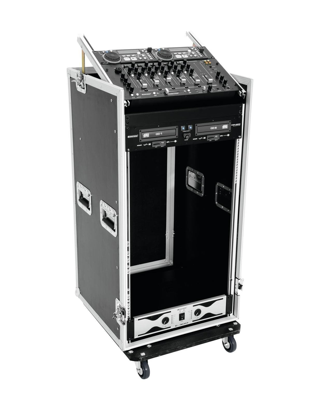 Roadinger Combo Case Pro 20U con Ruedas