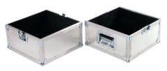 ROADINGER Estuche para discos PRO ALU 50/50, liso, 100LPs