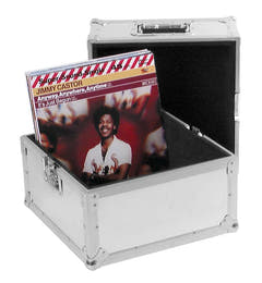 ROADINGER Estuche para discos PRO ALU 50/50, liso, 100LPs
