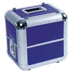ROADINGER Record Case ALU 50/50, redondeado, azul oscuro