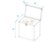 ROADINGER Caja para cigarrillos, bk