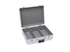 ROADINGER Estuche para CD ALU reserva digital redondeado sil