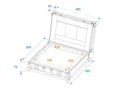 ROADINGER Funda para portátil LC-13 máximo 325x230x30mm