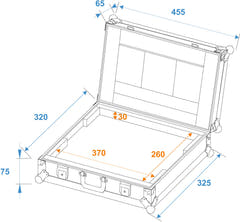 ROADINGER Laptop Case LC-15 máximo 370x255x30mm