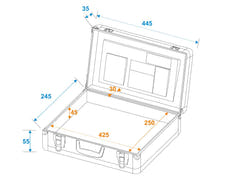 ROADINGER Funda para portátil MB-15
