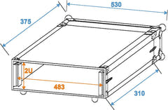 Flightcase para sistemas de Micrófonos inalámbricos