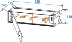 Flightcase para sistemas de Micrófonos inalámbricos