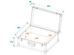 Funda universal de gira ROADINGER Pro de aluminio