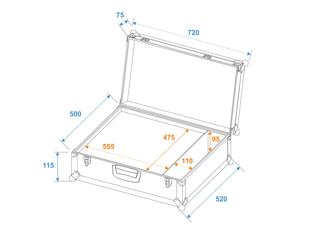 ROADINGER Estuche universal K-2