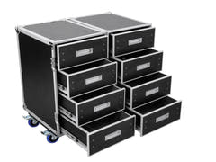 ROADINGER DD-2 Estuche universal Roadie de doble cajón