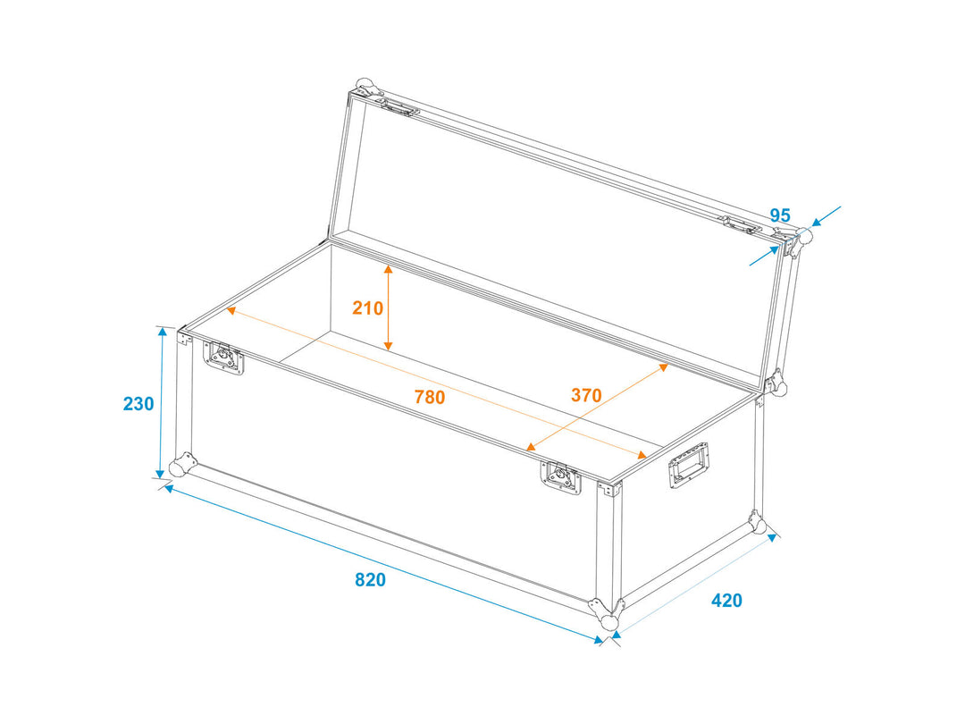 ROADINGER Funda de transporte universal 80x40x30cm