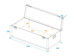 ROADINGER Maleta de transporte universal 100x40x30cm