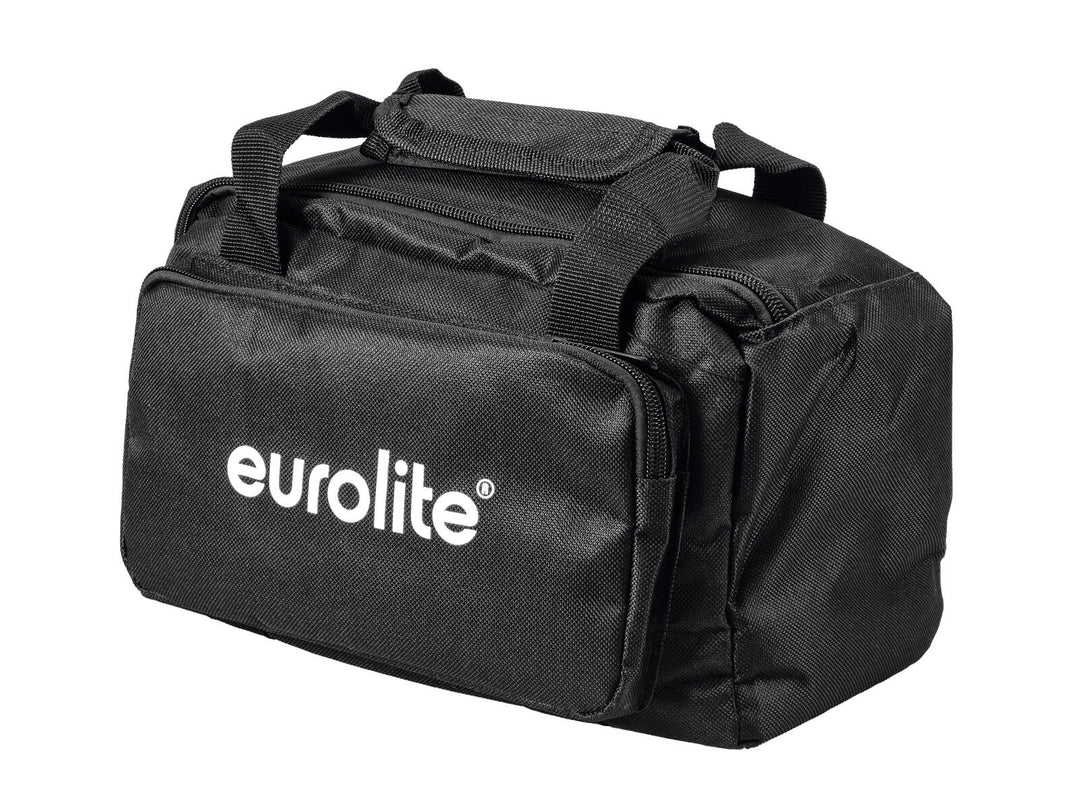 Conjunto EUROLITE 4x AKKU IP Flat Light 3 bk + cargador + bolsa Soft bag