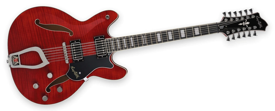 Hagstrom Viking Deluxe-12 Cerezo silvestre