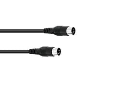 OMNITRONIC Cable DIN MIDI de 5 pines 1.2m