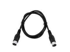 OMNITRONIC Cable DIN MIDI de 5 pines 3m