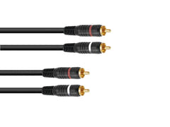OMNITRONIC Cable RCA 2x2 15m