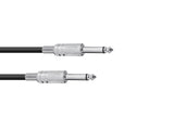 OMNITRONIC Jack Cable 6.3 mono 1.5m bk