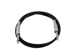 OMNITRONIC Cable Jack 6.3 mono 1.5m bk