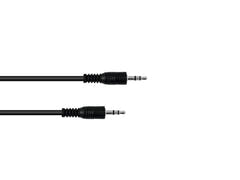 OMNITRONIC Cable Jack estéreo 3.5 3m bk