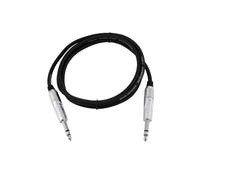 OMNITRONIC Cable Jack 6.3 estéreo 1m bk ROAD