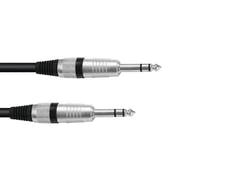 OMNITRONIC Cable Jack estéreo 6.3 3m bk ROAD