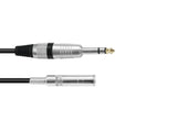 OMNITRONIC Jack extension 6.3 stereo 3m bk